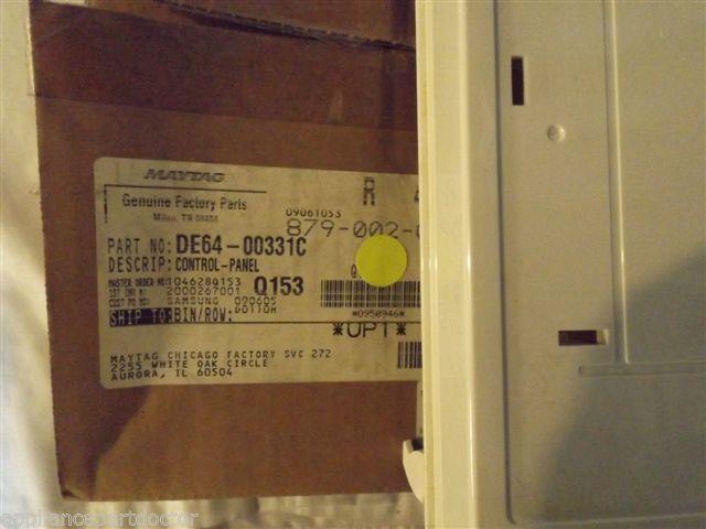 SAMSUNG MAYTAG MICROWAVE DE64-00331C Control-panel NEW IN BOX SAMSUNG MAYTAG MICROWAVE DE64-00331C Control-panel NEW IN BOX